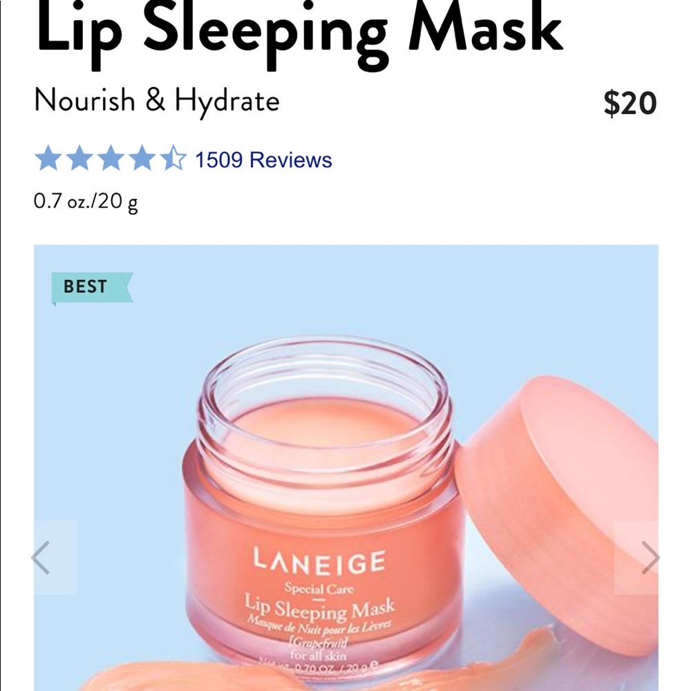 Real Laneige sleeping mask